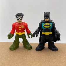 Imaginext DC Super Friends Batman & Robin Action Figures Set Combi P&P #20