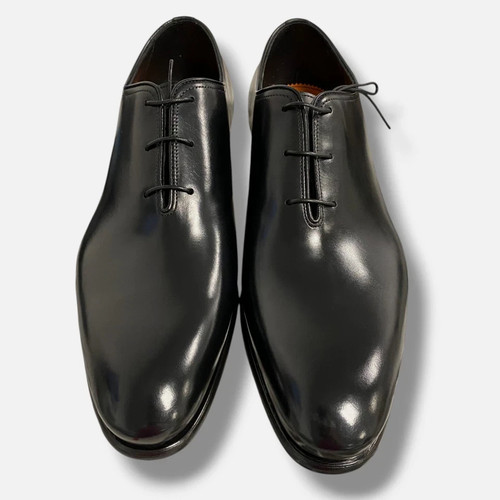 Men black leather - men's, wholecut