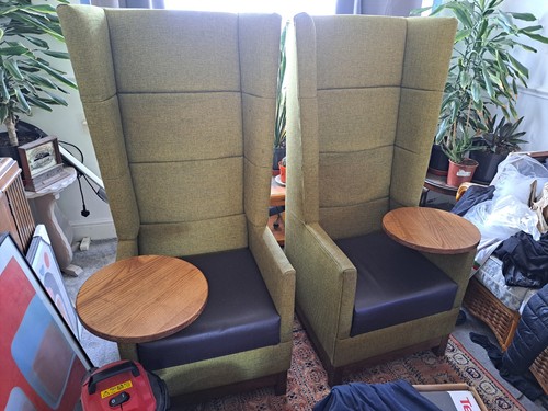 High back single seat chairs - single,