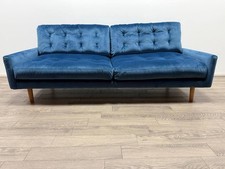 Habitat Fenner Velvet 3 Seater