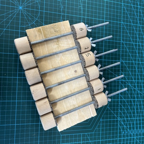 Luthier guitar spool clamps - clamps, x6
