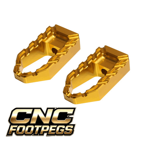 Cnc front rider foot pegs - cnc,