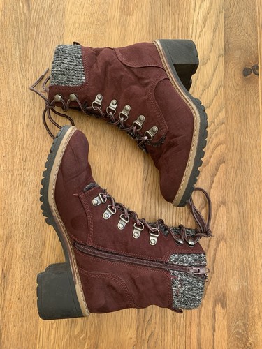 Burgandy handover sued ankle - burgandy,