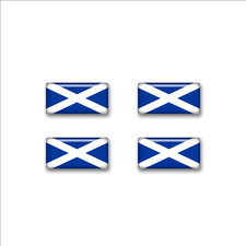 4 x MINIATURE SCOTLAND SALTIRE