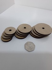 Pack of 12 Laser Cut 4mm MDF