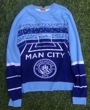 Man City Blue Christmas Crew
