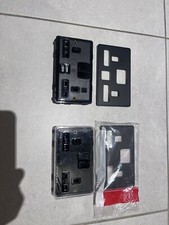 Mk dimensions black 2 gang