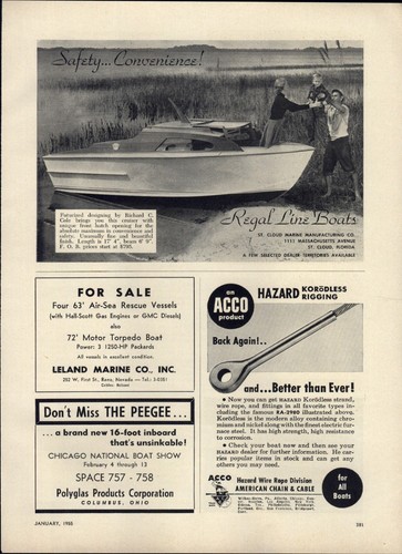 1955 paper regal cruiser - regal,