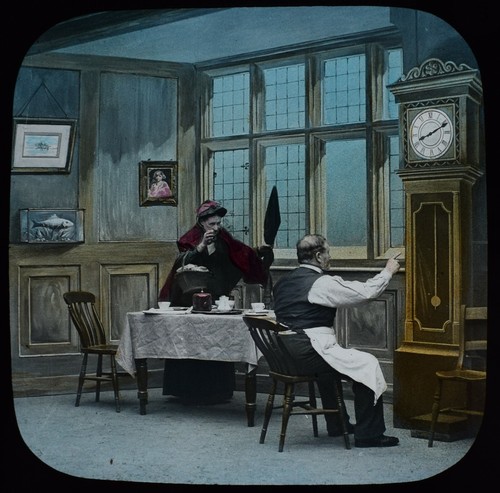 Magic lantern slide here - slide,