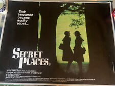 SECRET PLACES Original Quad Cinema 1984 Marie Theres Relin Tara MacGowran