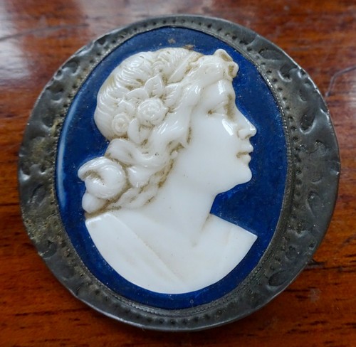 Antique victorian carved blue - victorian,