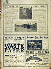 Original Old Vintage Print