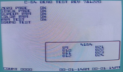 Commodore diagnostic - (c64),