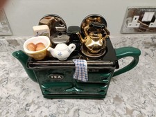 Aga Green Commemorative Teapot Set