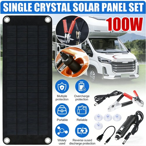 100w 12v portable solar panel - portable,