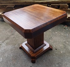 Art Deco 1930's Mahogany veneer side table / coffee table / occasional table