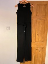 Sleeveless Black Belt Jumpsuit