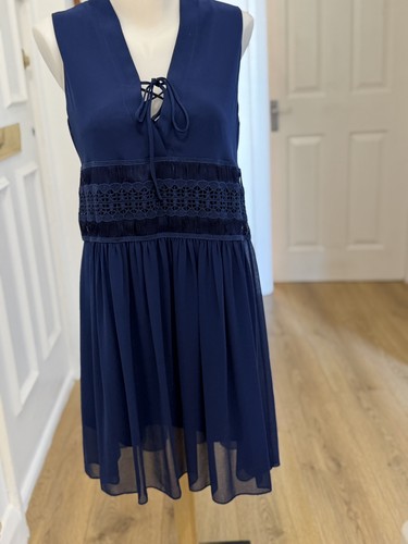 Sandro dress size blue - size,