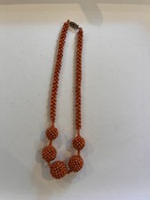 Antique coral necklace - necklace, with