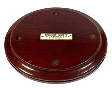 Antique Vintage Old Robert Scott Of Glasgow Wooden Shop Display Stand Plinth