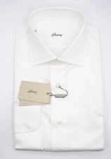 NEW BRIONI White Dress SHIRT