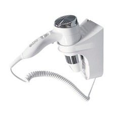 WALL MOUNTED HOLSTER HAIR DRYER HIGH POWER 1400W HOTELS GYM CHANGING ROOMS SPA'S