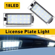 For Renault Megane Master Laguna Clio Trafic LED License Number Plate Light Lamp