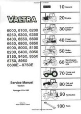 Valtra Tractor 6900 8000 8100