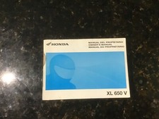 HONDA XL650V GENUINE OWNERS MANUAL 2005 Part No 37MCB600SEP