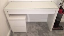Ikea Malm desk and chest of 2 drawers (High gloss). Sold as a set