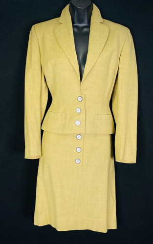 Vintage 1940s yellow suit