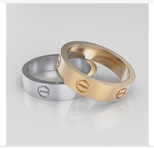 2pc ring band 5mm - ring, 5.5mm