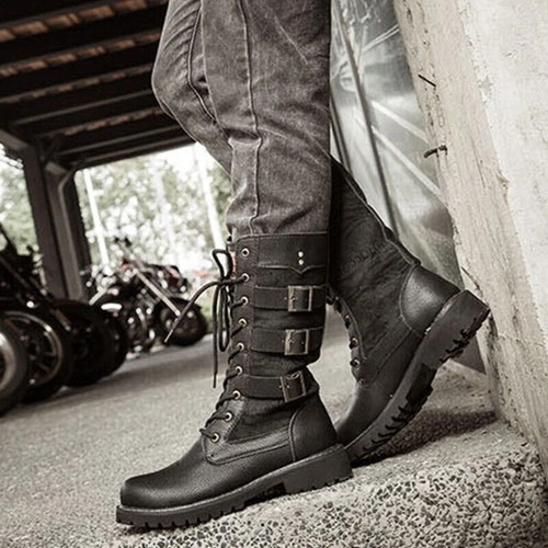 Mens biker riding boots - mens,