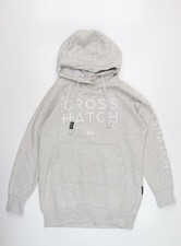 Crosshatch Men's Grey Pullover Hoodie, Large