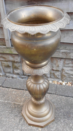 Tall 60cm vintage - vintage, brass