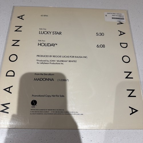 Madonna lucky star vinyl - lucky,
