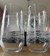 2 Rekorderlig Cider glasses