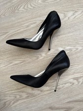 Dune Black Sand Bailey Pointed Metal Heeled Shoes. Brand New Size 7 💜