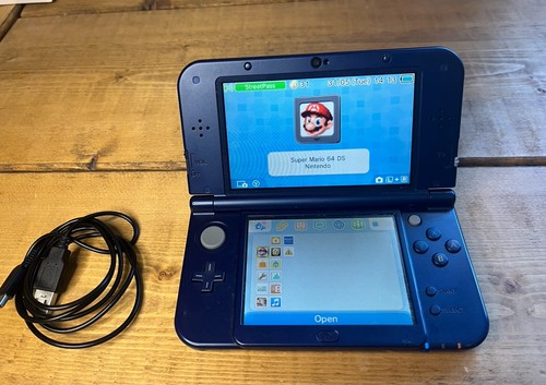 Nintendo 3ds metallic - nintendo, blue