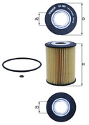 Mahle ox380d oil - mahle, filter