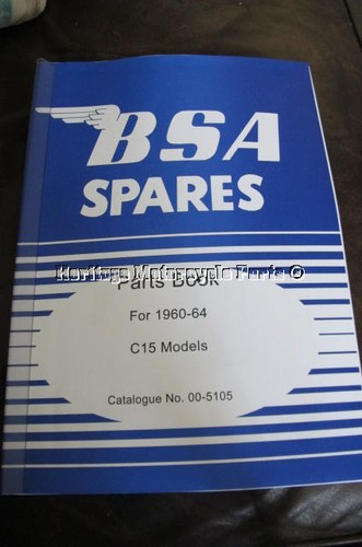 Bsa 5105 looseleaf spares - bsa,