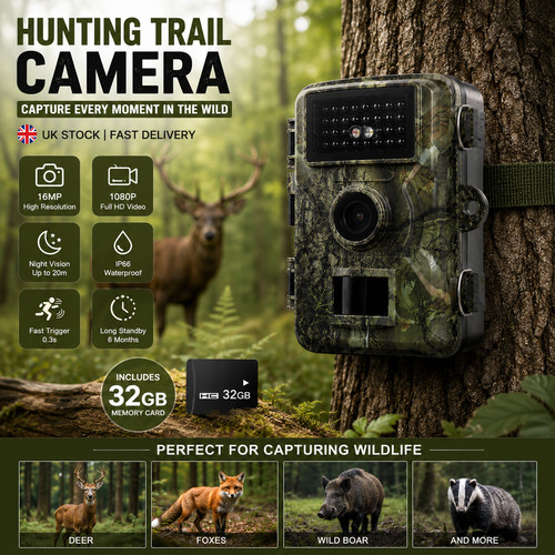 32gb wildlife trail camera - 32gb,
