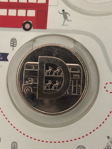 2018 alphabet 10p coin - 10p, for