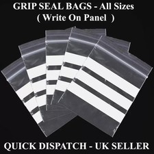 Grip Seal Bags Clear Plastic