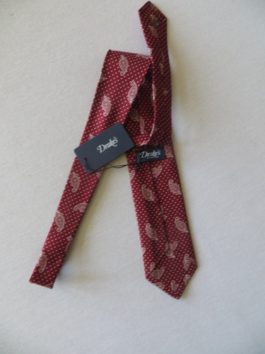 Drake 100 silk deep - deep, red