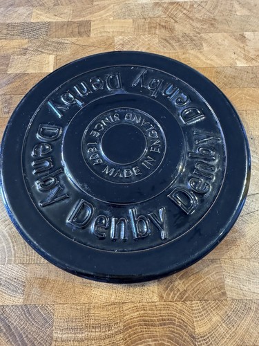 Denby stoneware trivet black - stoneware,