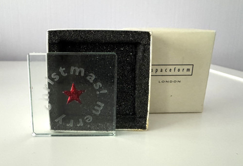 Spaceform glass mini token - token,