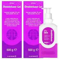 2 x Doublebase Moisturising Gel 500g Hydrating Emollient for Dry Skin Relief