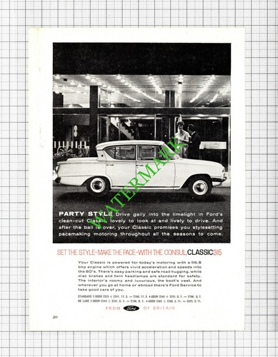 Ford consul classic 315 car - ford,