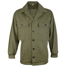 WW2 US Army HBT OD7 Jacket� Reproduction American Olive Drab Military Shirt